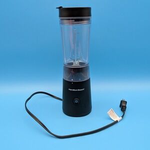 Hamilton Beach Personal 14 oz Blender w Travel Lid 12" Black A4442FXW